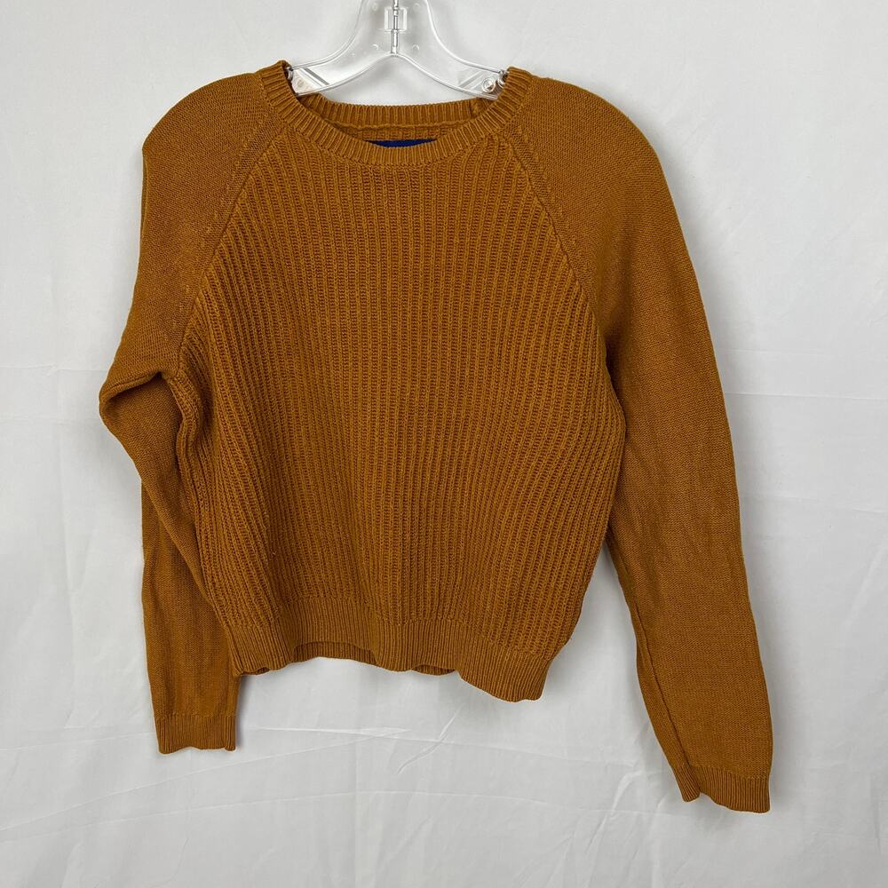 Aeropostale Womens Pullover Sweater Crew Neck Brown Size L